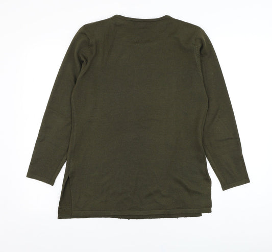 Womens UK Size M Casamia Exclusive Green Pullover Jumper