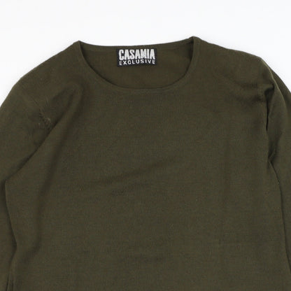 Womens UK Size M Casamia Exclusive Green Pullover Jumper