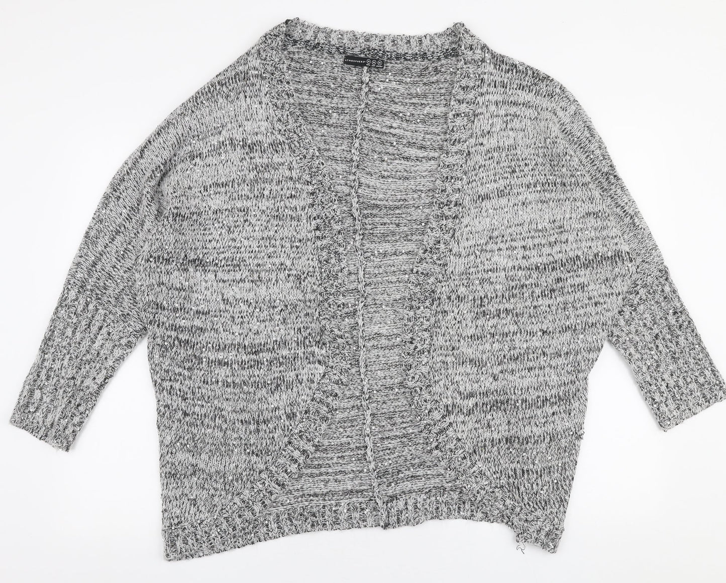 Womens UK Size M Atmosphere Grey Cardigan Jumper