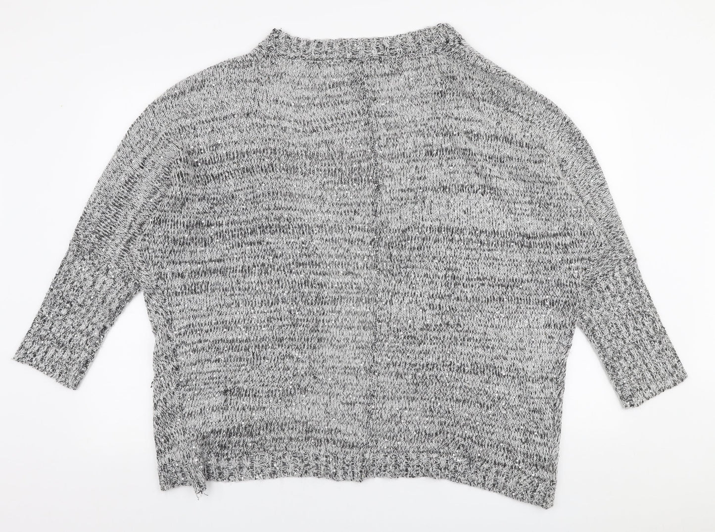 Womens UK Size M Atmosphere Grey Cardigan Jumper