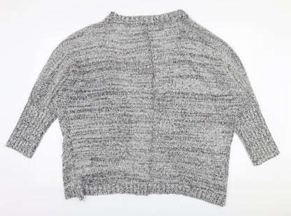 Womens UK Size M Atmosphere Grey Cardigan Jumper