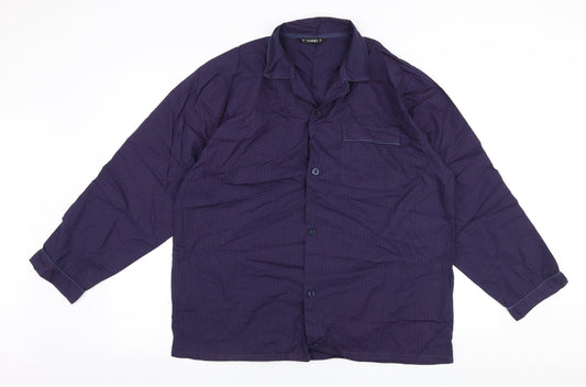 Mens UK Size L Dunnes Stores Purple  Button-Up Long Sleeve Casual Shirt