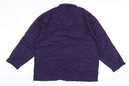 Mens UK Size L Dunnes Stores Purple  Button-Up Long Sleeve Casual Shirt