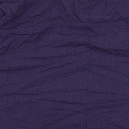 Mens UK Size L Dunnes Stores Purple  Button-Up Long Sleeve Casual Shirt