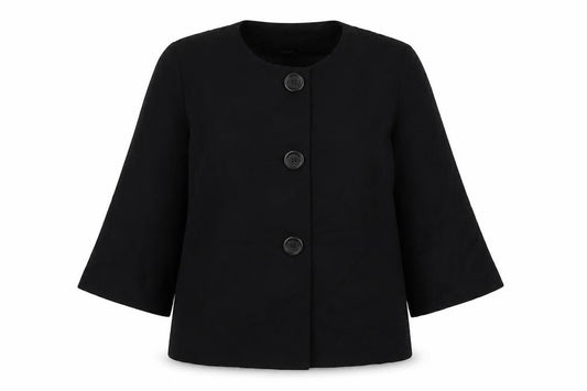 Womens UK Size 16 Warehouse Regular Black Suit Jacket