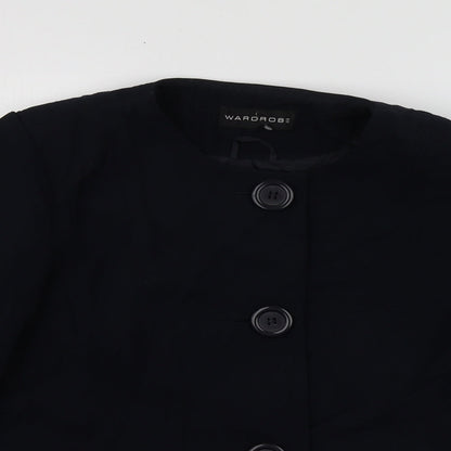 Womens UK Size 16 Warehouse Regular Black Suit Jacket