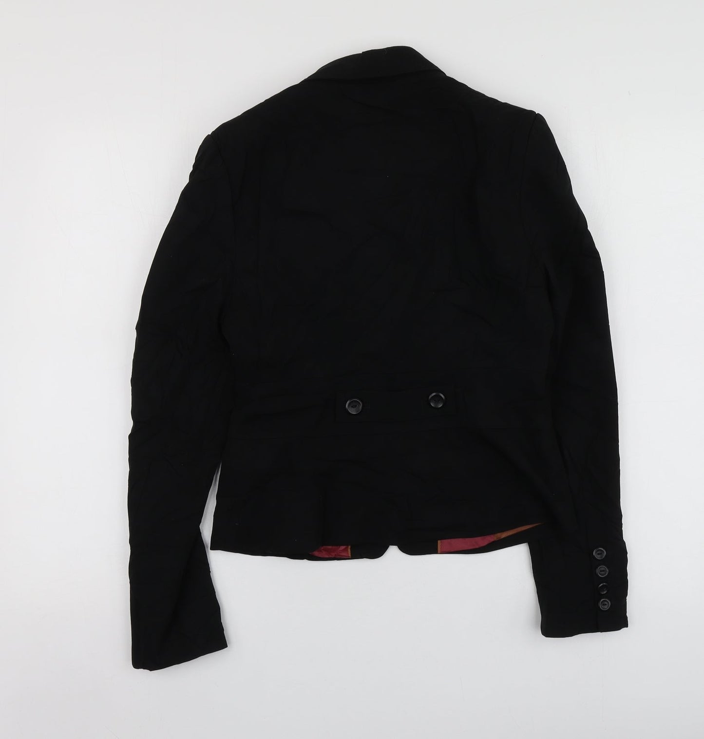 NEXT Womens Black  Polyester Jacket Suit Jacket Size 8