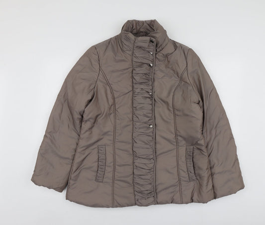 Womens UK Size 12 Precis Beige Jacket