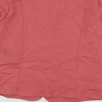 Womens UK Size 16 Collection Regular Pink Suit Jacket
