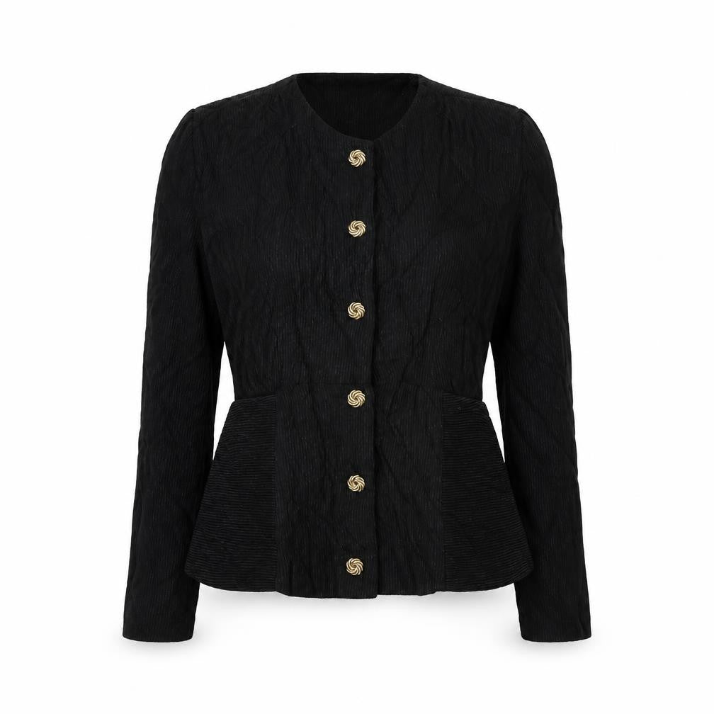 Wallis  Womens Black  Acrylic Jacket Suit Jacket Size 8