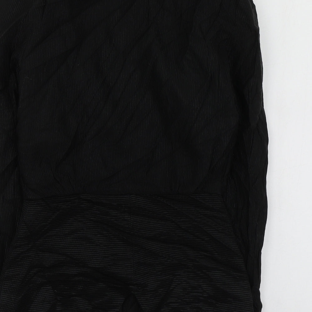 Wallis  Womens Black  Acrylic Jacket Suit Jacket Size 8