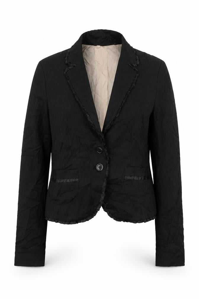 Womens UK Size 34 H&M Regular Black Suit Jacket