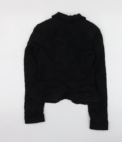 Womens UK Size 34 H&M Regular Black Suit Jacket