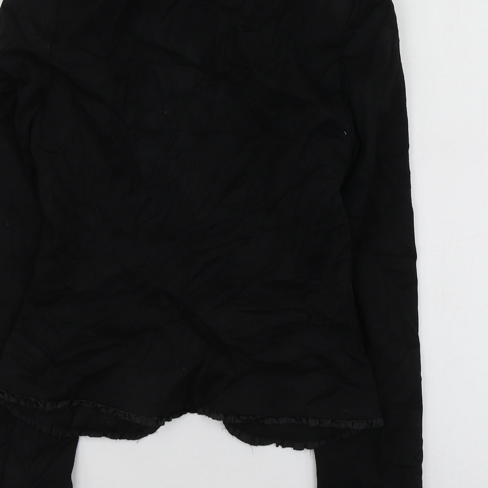 Womens UK Size 34 H&M Regular Black Suit Jacket