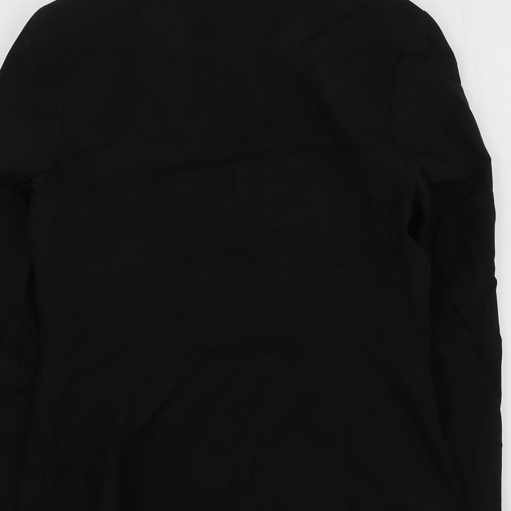 Papaya Womens Black  Polyester Jacket Suit Jacket Size 12