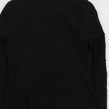 Papaya Womens Black  Polyester Jacket Suit Jacket Size 12