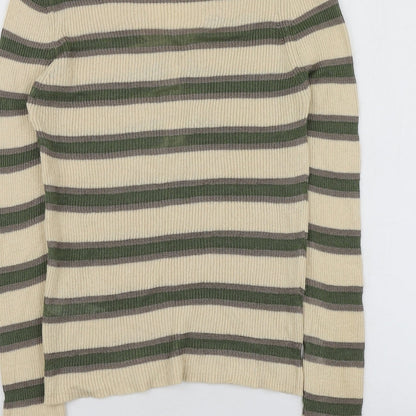 Womens UK Size 12 Per Una Beige Pullover Jumper