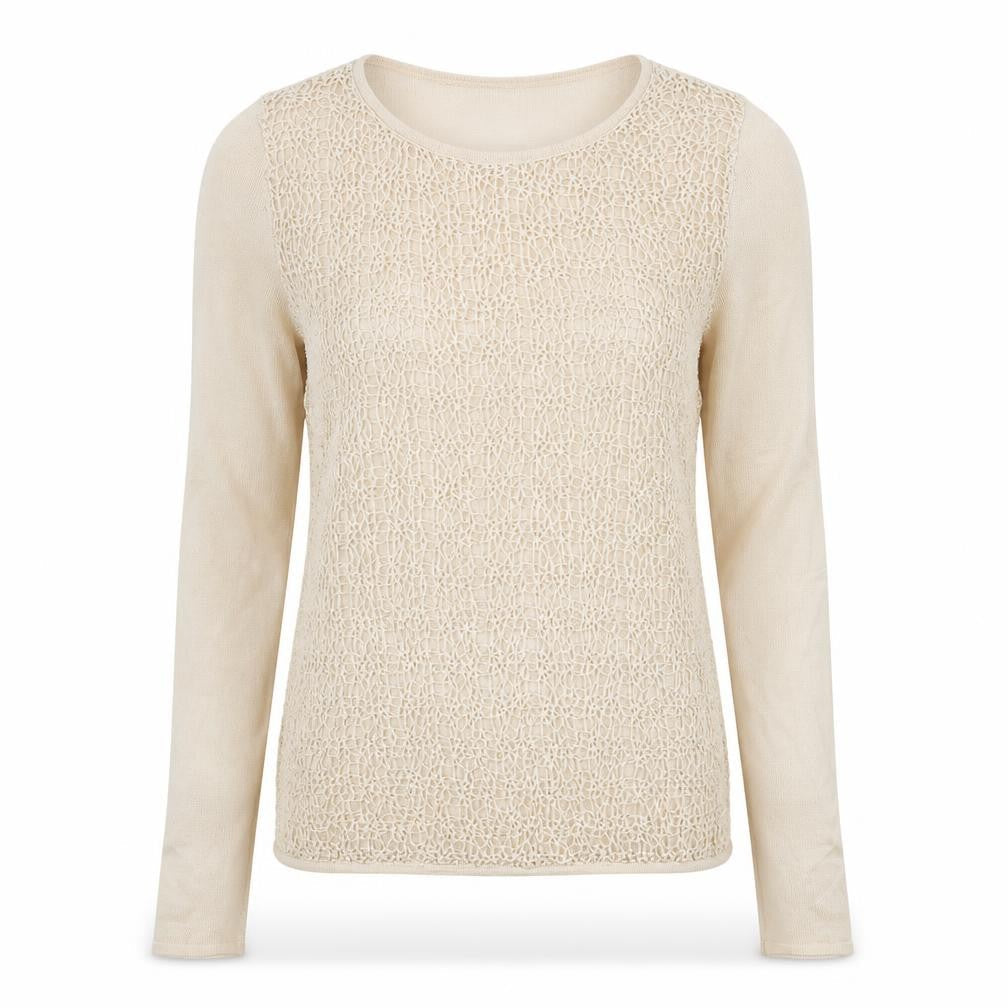 Womens UK Size 12 Autograph Beige Pullover Jumper