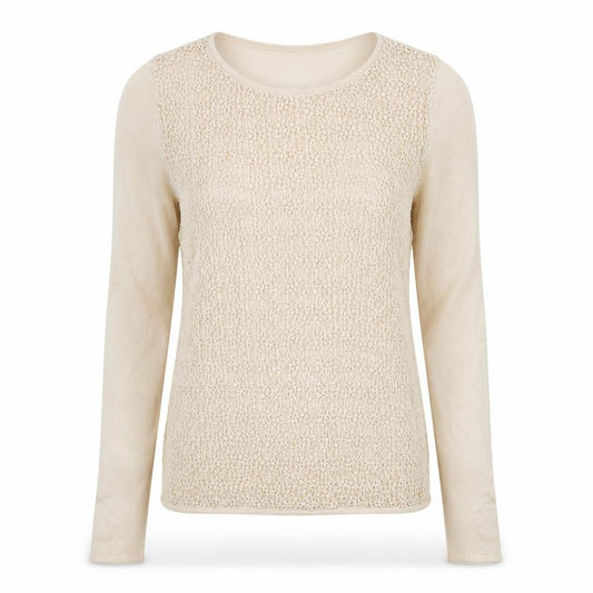 Womens UK Size 12 Autograph Beige Pullover Jumper