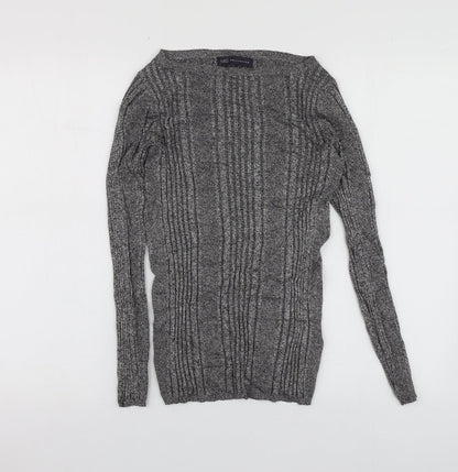 Womens UK Size 10 M7S Grey Pullover Jumper