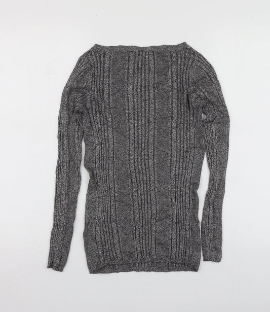 Womens UK Size 10 M7S Grey Pullover Jumper
