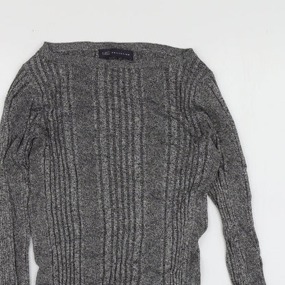 Womens UK Size 10 M7S Grey Pullover Jumper