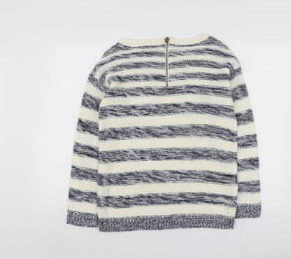 Womens UK Size 12 M&Co Blue Pullover Jumper