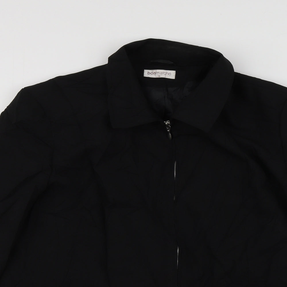 Womens UK Size 16 Bonmarché Black Jacket