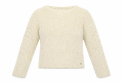 Womens UK Size XS Pull&Bear Beige Pullover Jumper