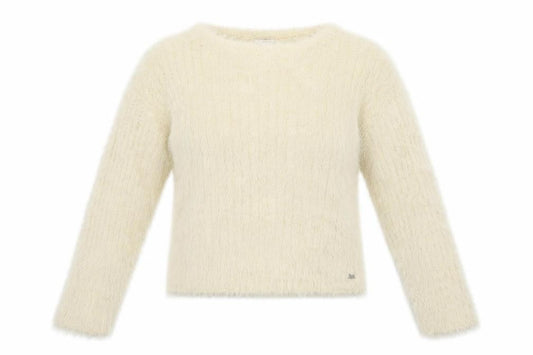 Womens UK Size XS Pull&Bear Beige Pullover Jumper