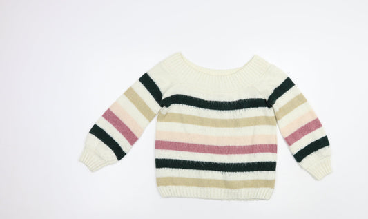 Womens UK Size 6 Miss Selfridge Ivory Pullover Jumper