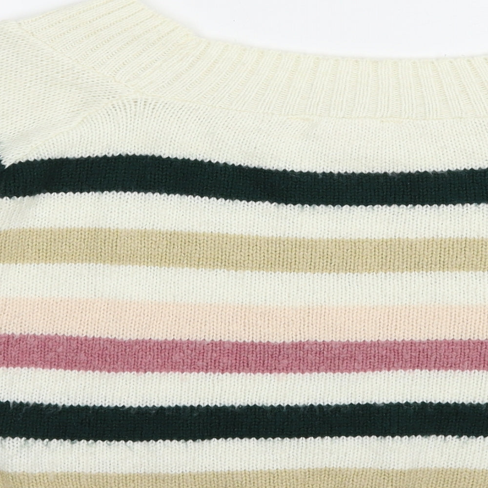 Womens UK Size 6 Miss Selfridge Ivory Pullover Jumper