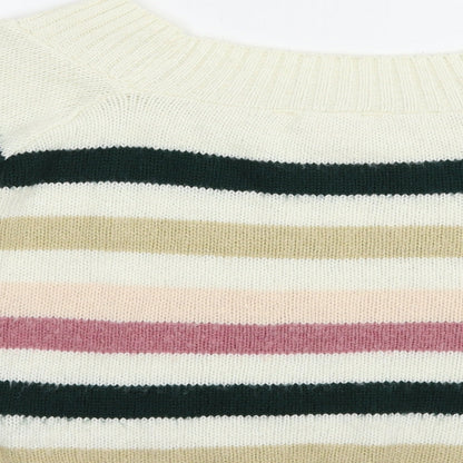 Womens UK Size 6 Miss Selfridge Ivory Pullover Jumper