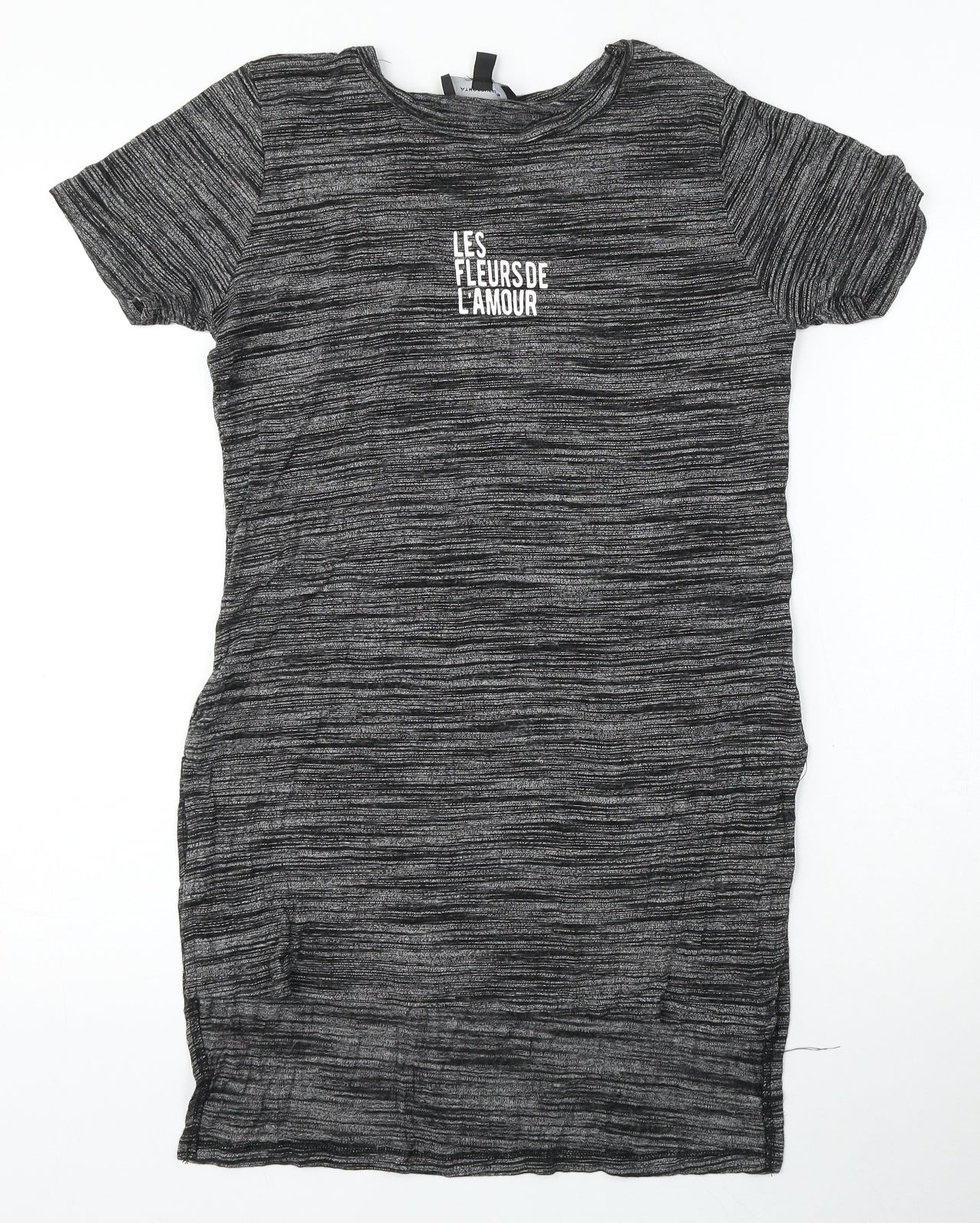 Womens UK Size 10 Atmosphere Grey Basic T-Shirt