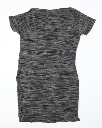 Womens UK Size 10 Atmosphere Grey Basic T-Shirt