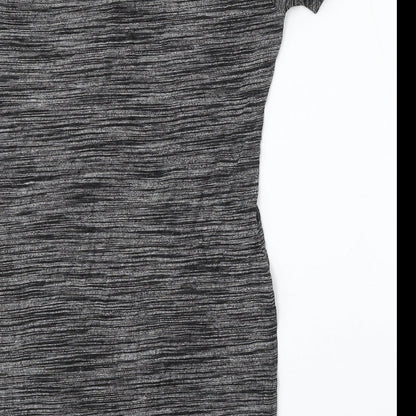 Womens UK Size 10 Atmosphere Grey Basic T-Shirt