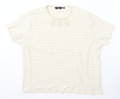 Womens UK Size XL Isle Essentials Beige Pullover Jumper