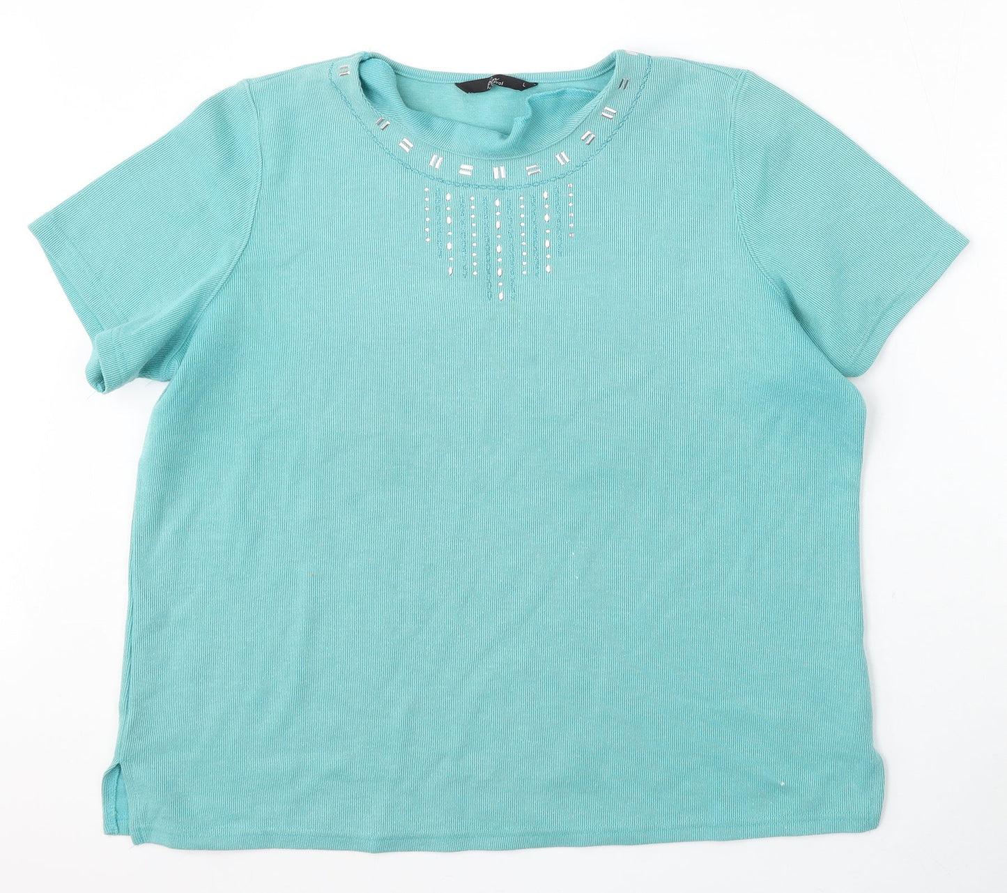 Womens UK Size L BM Blue Pullover Jumper