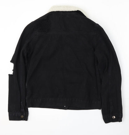 Womens UK Size 8 Boohoo Black Jacket