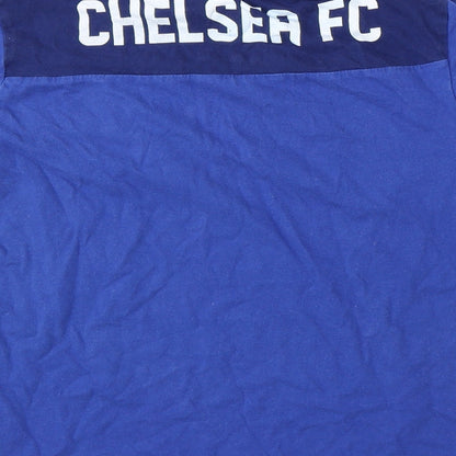 Chelsea FC Boys Blue  Cotton Basic T-Shirt Size 12 Years Round Neck