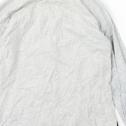 NEXT Boys Grey  Cotton Basic T-Shirt Size 9 Years Round Neck  - LEGO