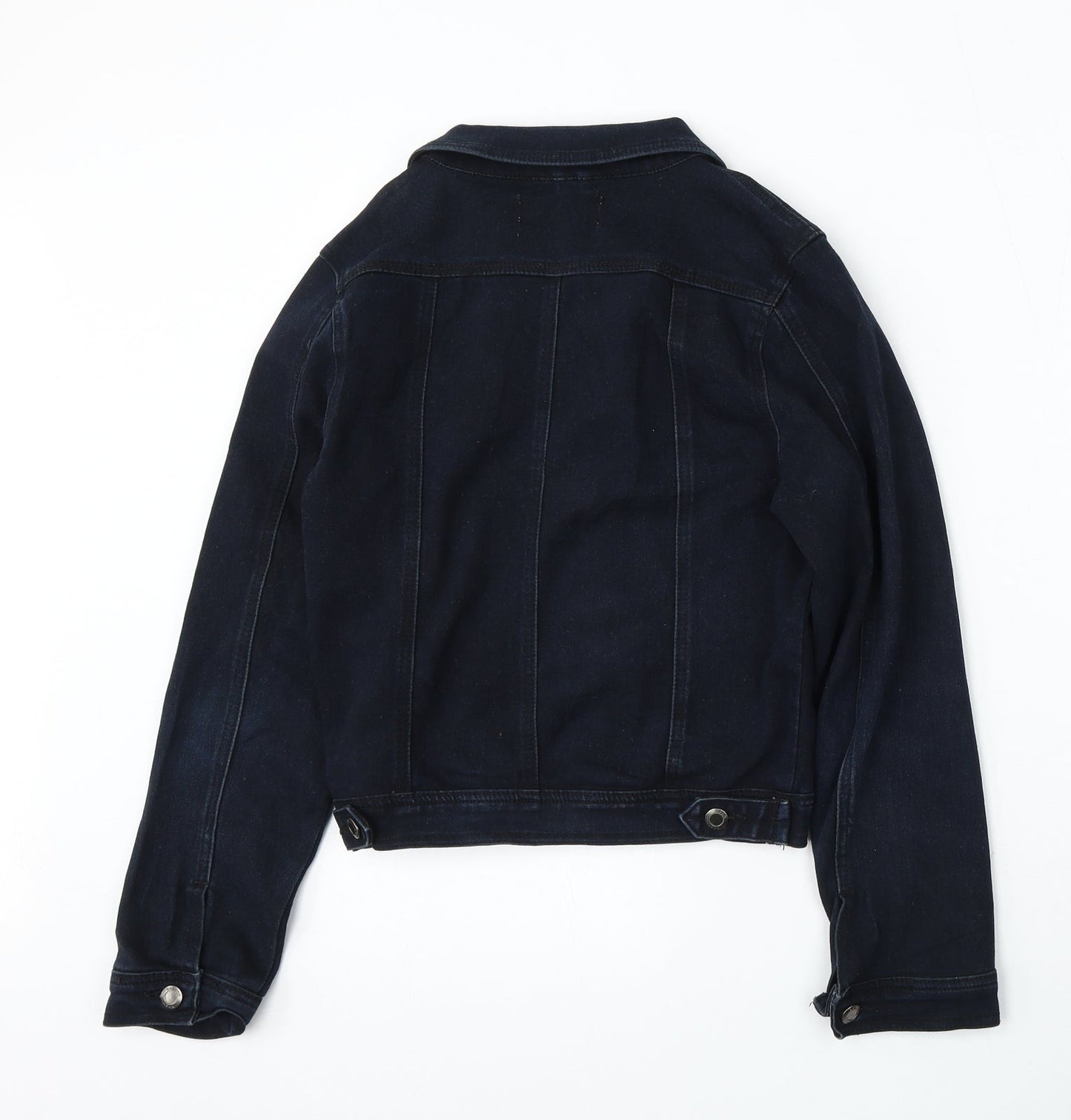 Boohoo Womens Blue   Jacket  Size 8  Button