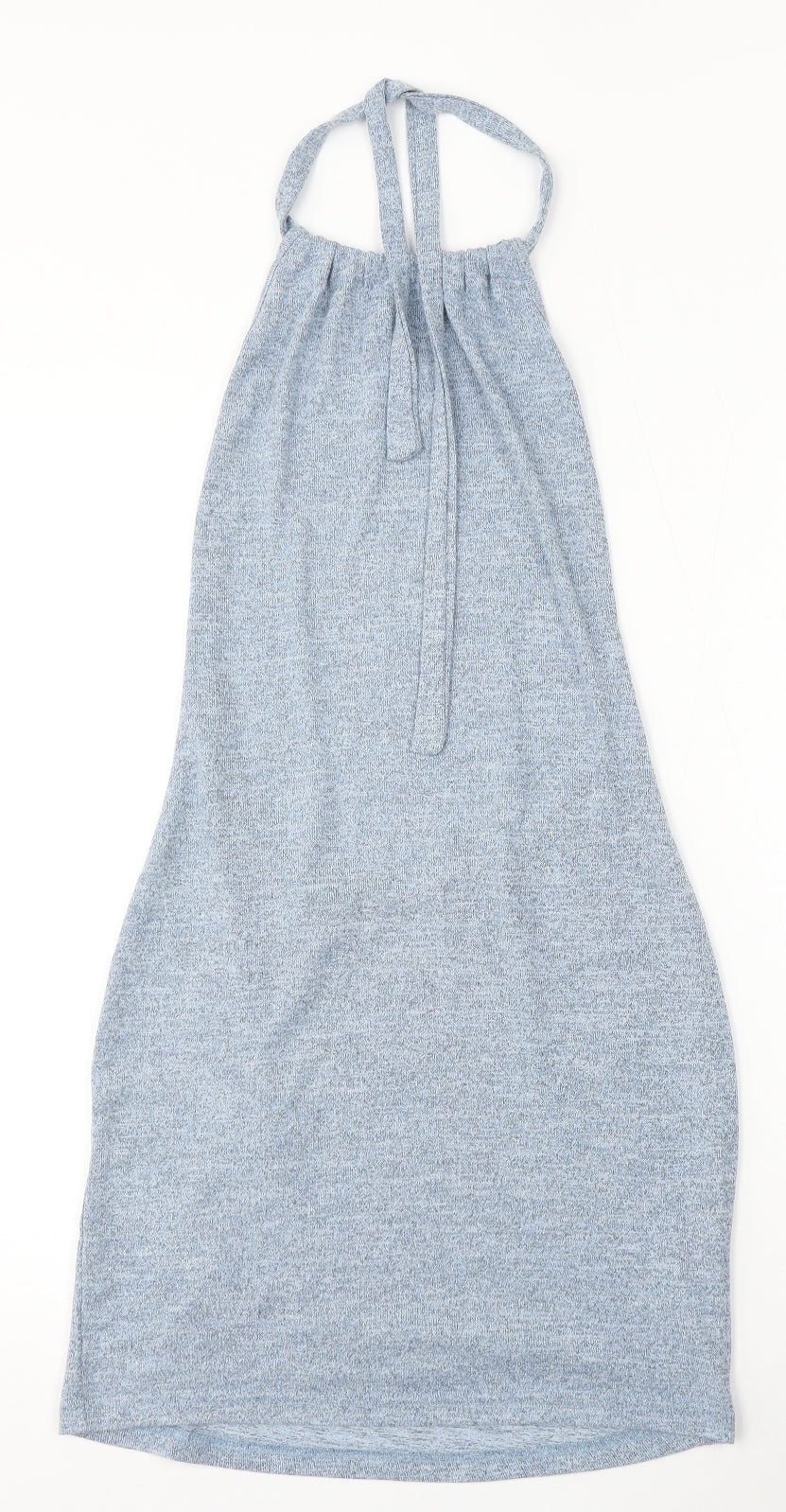 SheIn Womens Blue  Elastane Pencil Dress  Size S  Round Neck