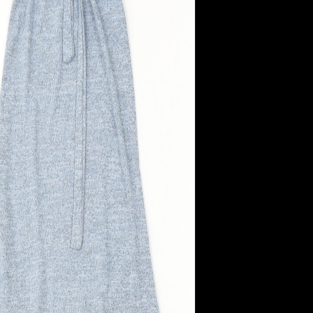 SheIn Womens Blue  Elastane Pencil Dress  Size S  Round Neck