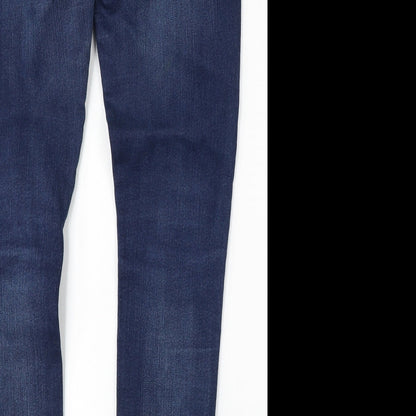 Womens UK Size 28 Marks and Spencer Regular Fit Skinny Blue Jeans