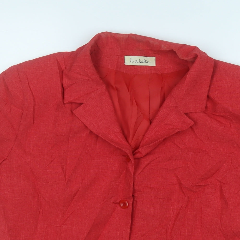 Womens UK Size 16 isabelle Red Jacket