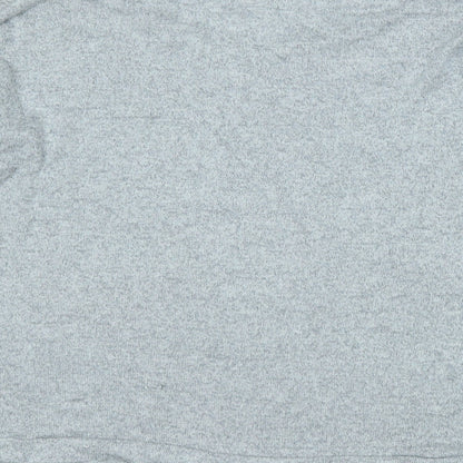 Avenue Womens Grey Round Neck  Viscose Pullover Jumper Size 12