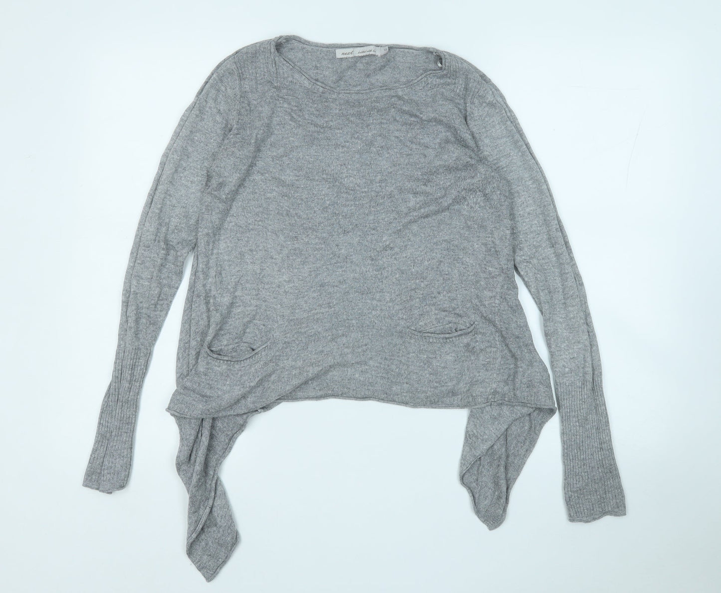 Womens UK Size 12 NEXT Grey Pullover Jumper