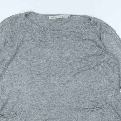 Womens UK Size 12 NEXT Grey Pullover Jumper