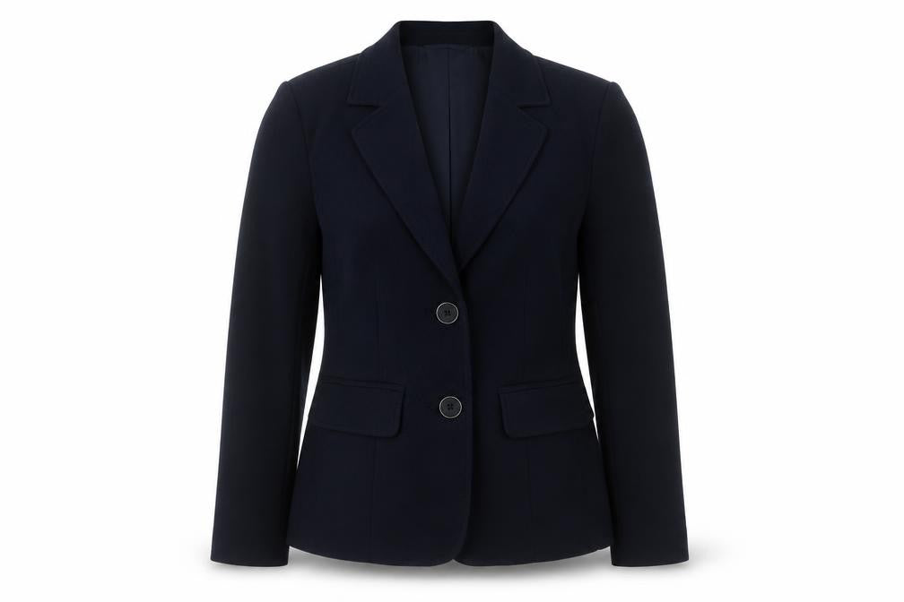Womens UK Size 8 Marks and Spencer Regular Blue Suit Jacket